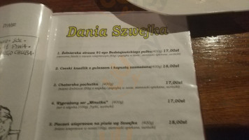 U Szwejka menu