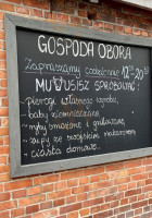 Gospoda Obora menu