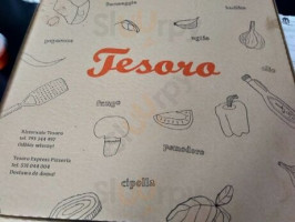 Tesoro Express menu